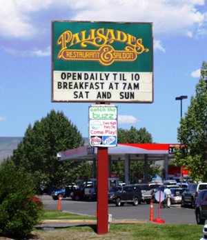 Palisades sign